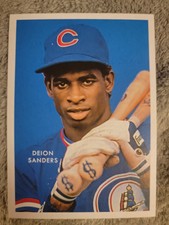 DEION SANDERS 2022 Heritage Minors 1973 Topps 1953 Reprint #RPA-14