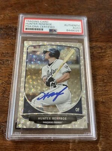 Hunter Renfroe Signed Bowman Card Psa Dna Coa Slabbed Padres Autographed - Picture 1 of 2
