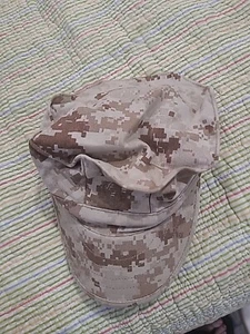 USMC MARINE CORPS DESERT MARPAT Garrison CAP Size XSmall?? - Picture 1 of 4