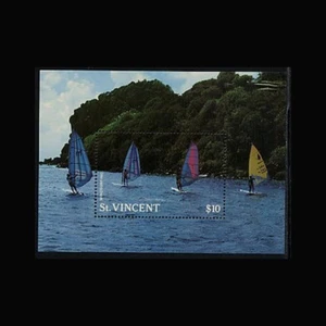St Vincent Sc #1099, MNH, 1988, S/S, Sailing Boats, Sports, GHIAS8Z-B - Picture 1 of 1