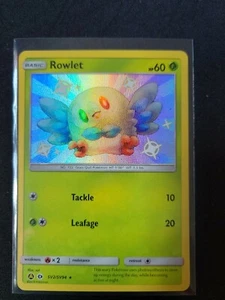 Rowlet Shiny Holo Rare - SV2/SV94 Hidden Fates - Shiny Vault Pokemon M/NM - Picture 1 of 2