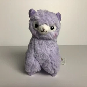 AMUSE Púrpura Macaron Arpakasso Etiqueta Vieira Azul (ST 16 cm) Peluche Alpacasso Japón - Imagen 1 de 6