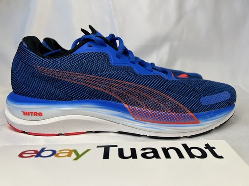 NUOVISSIME scarpe da corsa uomo PUMA Velocity Nitro 2 ultra blu rosso 195337 19