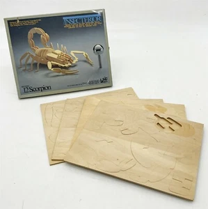 ThriftCHI ~ Insecterior 12 Scorpion Wood Model w/Box - Picture 1 of 6