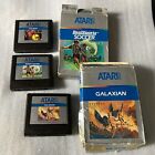 Lot de 3 jeux Atari 5200 Pac-Man, Galaxian, Realsports Soccer (non testé) 2 boîtes