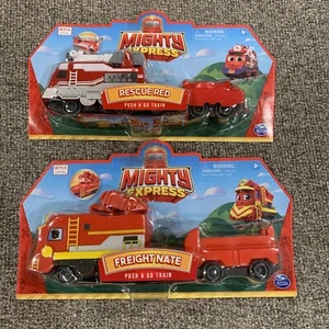 Lotto di (2) treni Netflix Mighty Express Push & Go di Spin Master Netflix nuovi - Foto 1 di 7