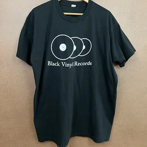VTG Rare Screen Stars Black Vinyl Records Label Spain Tee XXL Dance Music USA - Picture 1 of 5