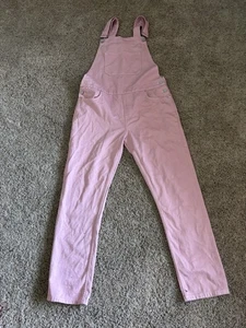 ASOS Soft Pink Denim Overalls Made in Turkey Size Small - Picture 1 of 7