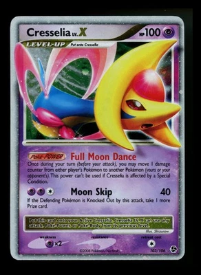 Cresselia LV.X 103/106 Great Encounters 2008 Holo Rare Pokémon Card TCG - Image 1 of 4