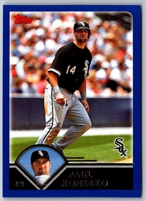 2003 Topps Paul Konerko #523 Chicago White Sox Baseball Card - Image 1 of 2