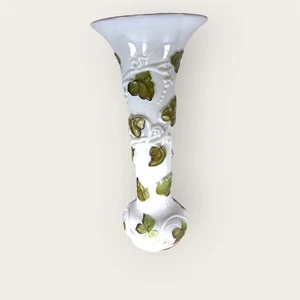 Baccarat  Vase Opaline XXL Décor Aux raisins 1860 19eme France - Picture 1 of 11