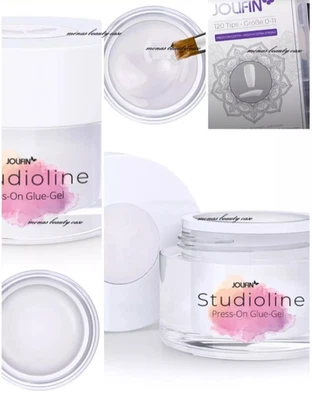 Jolifin UV LED Studioline Press On Glue Gel Nails Nagelstudio ideal leicht  Top - Bild 1 von 4