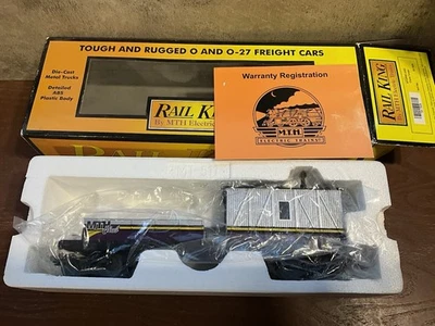 VINTAGE RAIL KING MTH 2000 MTHRRC CRANE TENDER O SCALE NIB - Image 1 of 4