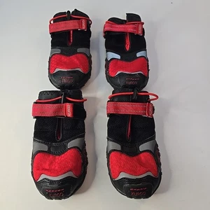Kurgo Blaze Cross Hundeschuhe Pfotenschutz ohne Rutsch Set 4 Chili Rot Größe XS 2,5" - Bild 1 von 16