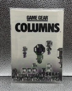 Columns Sega Game Gear Manual 1991 - Picture 1 of 5