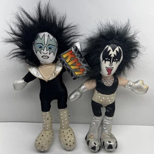 Peluche Kiss metallo pesante bambole di peluche Paul Stanley Ace Frehley vintage - Foto 1 di 9