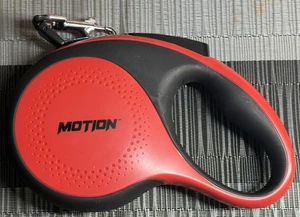 MOTION HEAVY DUTY NYLON TAPE LARGE RETRACTABLE DOG WALKING LEASH 26FT TO 110LBS - Picture 1 of 6