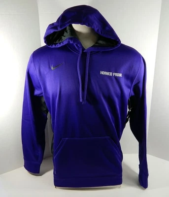 Texas Christian Univeristy TCU Men's Horned Frog Purple Sweatshirt Nike New L - Image 1 of 3