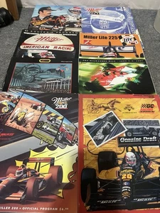 Menge 8 Vintage Miller Racing Milwaukee Meilenprogramme - Bild 1 von 15