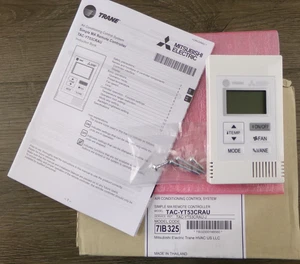 Mitsubishi Electric Trane TAC-YT53CRAU(REF.J) Simple MA Remote Controller New S6 - Picture 1 of 7