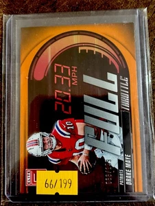 Drake Maye - 2025 Panini Donruss Elite - Acelerador completo - Naranja /199  - Imagen 1 de 4