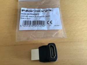 PSG03815 Pro Signaladapter, HDMI-Stecker auf Buchse, 90 Grad - Bild 1 von 3