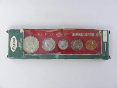 Vintage Capital 1960 US Coin Silver Proof Set Small Date Cent Orig Package - Image 1 of 3