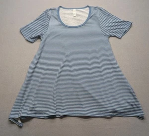 Lularoe Perfect T Size Small Blue White Striped Shirt Fit Sz 8-14 - Bild 1 von 5