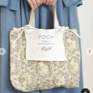 mint Disney winnie the pooh × Samansa Mos2 collaboration canvas Tote bag - Picture 1 of 9
