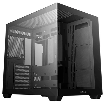 DeepCool CG530 Dual-Chamber Mid Tower Case, Tempered Glass Panels, Advanced Cool - Image 1 of 4