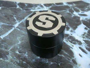 Starlingear "S" Gear Accent Black Cylindrical Aluminum Accessory Case w/ Pouch - Photo 1/8
