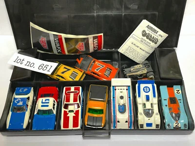 9pc+ 1973 Aurora Non-MAGNATRACTION AFX HO Unused Slot Car Race Collection Lot651 - Image 1 of 4
