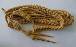 Military Officers Gold Uniform Aiguillette - Picture 1 of 2