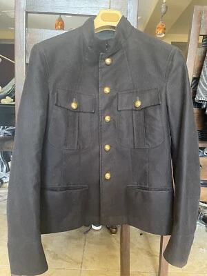 gucci Hombre Chaqueta Con Botones Dorados Algodón Con Lana Mezcla Lana Forro Talla 52 Foto 1 de 4