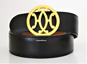 SUPER SALE AUTH. VTG. Hermes 32MM/65CM Reversible Belt GOLD Buckle - Picture 1 of 13