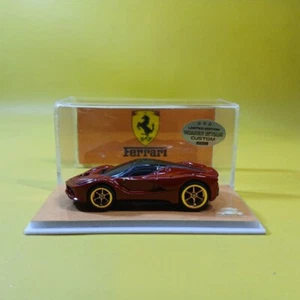 Hot Wheels FERRARI LaFERRARI Red Custom GOLD Chrome REAL RIDERS - Picture 1 of 15