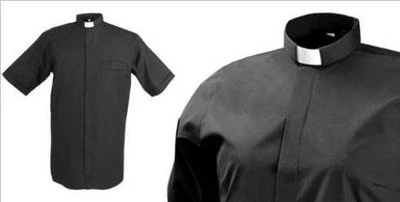 Camicia uomo maniche corte clero, sacerdote, vicario  - Immagine 1 di 4