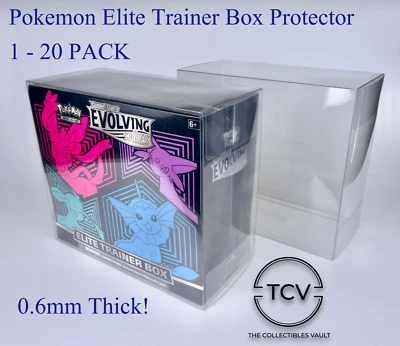Caja protectora de pantalla de entrenamiento Pokémon Elite - caja protectora de 0,5 mm (paquete de 1-20) - Imagen 1 de 4