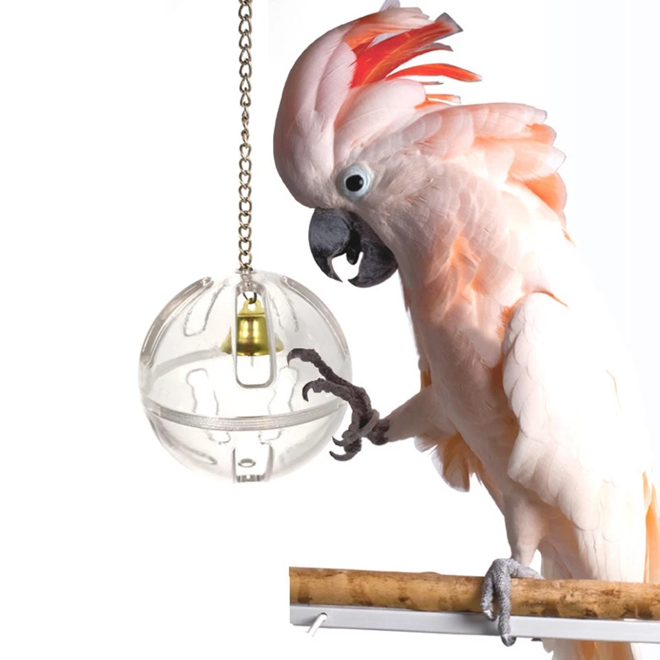 Bird Treat Feeders Feeding Box Chew Toy Parrot Food Foraging Ball Hanging Forage - Image 1 of 4