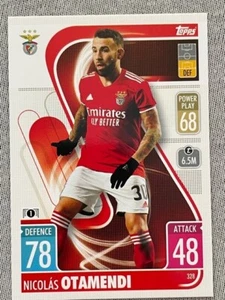 Topps Match Attax Champions League 2021/22 SL Benfica 328. Nicolás Otamendi - Imagen 1 de 1