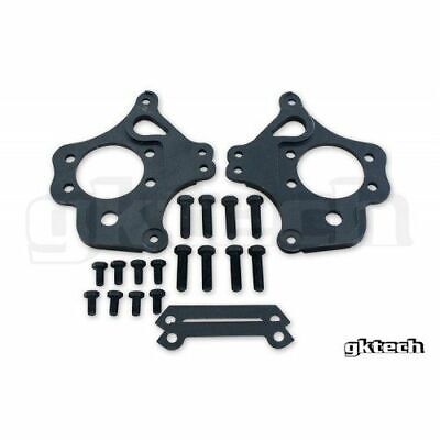 GKTech 2 Pot Dual Caliper Brackets Pair For Nissan S13/S14/S15/R32/R33/R34/300ZX • 214.30€