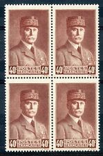 STAMP / TIMBRE FRANCE NEUF N° 470 ** BLOC DE 4 / PETAIN