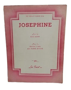 Spartiti vintage 1937 ""Josephine"" Feist serie standard popolare - Foto 1 di 2