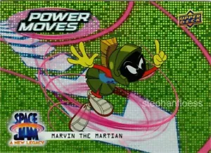 Space Jam A 2021 nuevo Legacy Power Moves verde neón PM-7 Marvin el marciano - Imagen 1 de 1