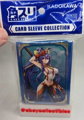BLAZBLUE Mai Natsume KADOKAWA CARD SLEEVES (80 PCS) Standard Size Vol. 10 NEW - Image 1 of 3