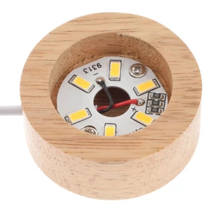 Base de Luz Nocturna Soporte Globo Iluminado Esfera Pantalla para Cristales Lámpara Pequeña - Imagen 1 de 12