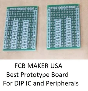 FCB*USA. PCB Prototype Protoboard, Best Design. Arduino, Raspberry Pi & ESP32. - Picture 1 of 2