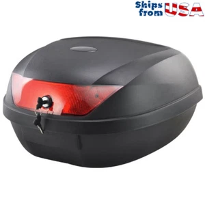 MMG Motorcycle Tour Tail Box Trunk Luggage Top Lock Storage Carrier Case - 51 L - Picture 1 of 9