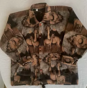 MADE IN ECUADOR..THICK SOFT 100% WOOL..WOMEN'S..JACKET..NWOT..sz L - Picture 1 of 5
