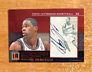 ANTAWN JAMISON 2007-08 Topps Letterman AUTO #/19 UNC Autograph Tar Heels - Picture 1 of 7
